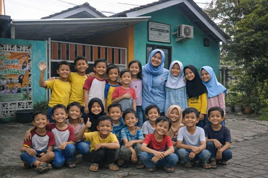 103 anak yatim dan dhuafa binaan Rumah Belajar Solear Berdikari